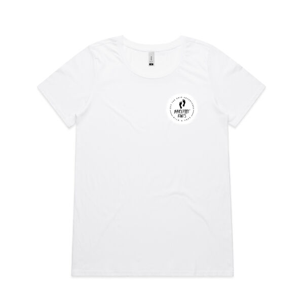 Womens Barefoot Kiwis Scoop neck Tshirt Thumbnail